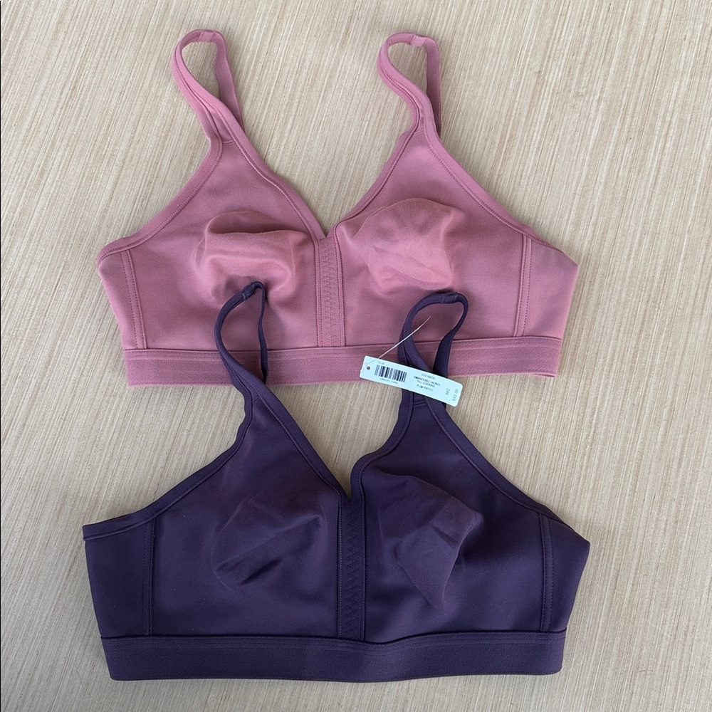 Soma Embraceable Unlined Bra - Plum Perfect and Dusty Rose